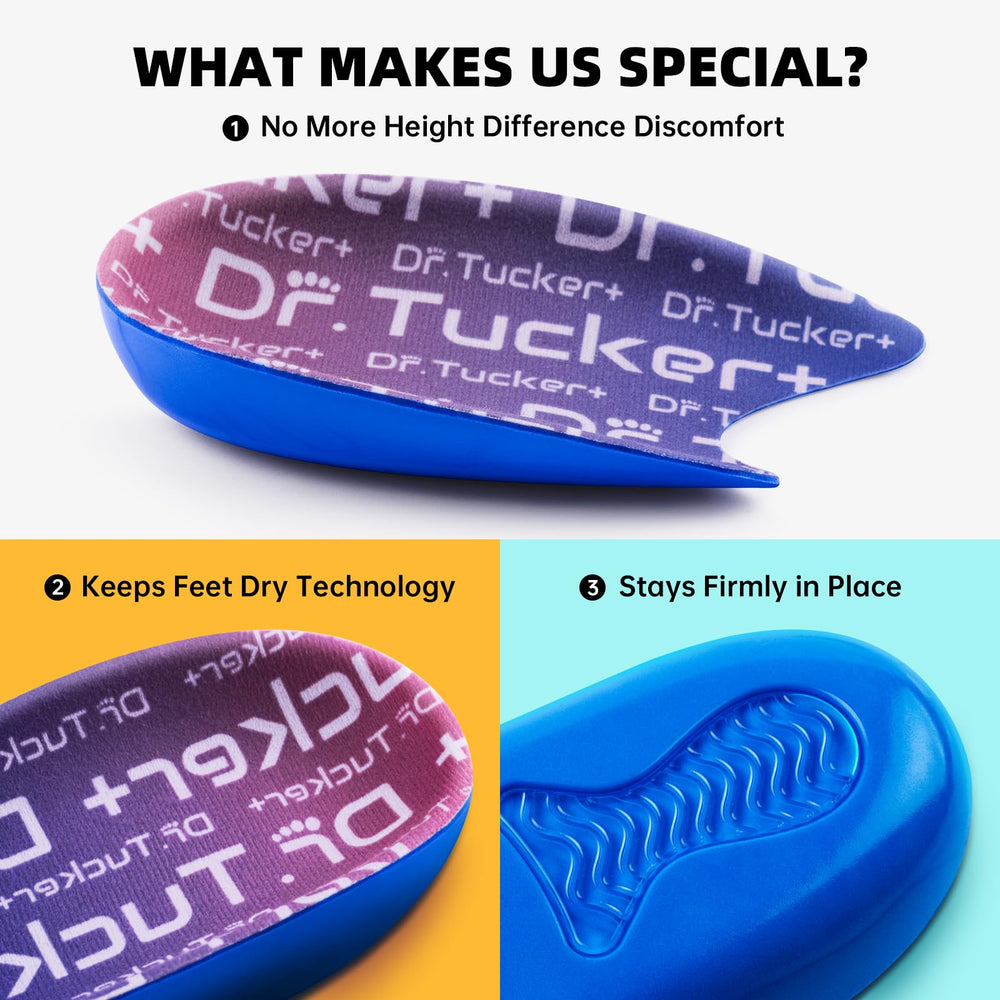 DR.TUCKER+ Self-adhesive base close-up shows secure attachment without residue.