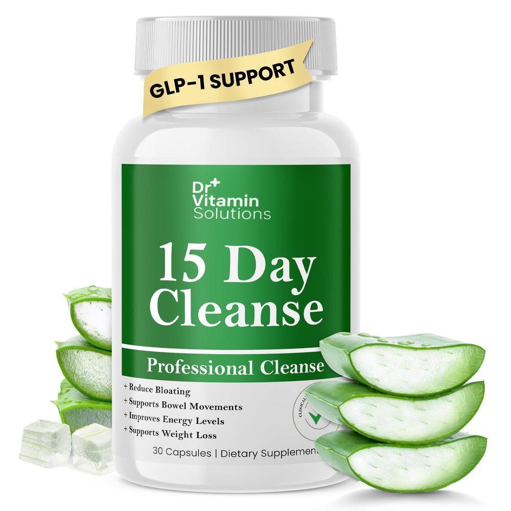 DR VITAMIN SOLUTIONS 15-DAY GUT CLEANSE BOTTLE supports digestion and toxin flush