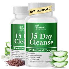 DR VITAMIN SOLUTIONS 15-Day Gut Cleanse bottle supports daily digestion and comfort