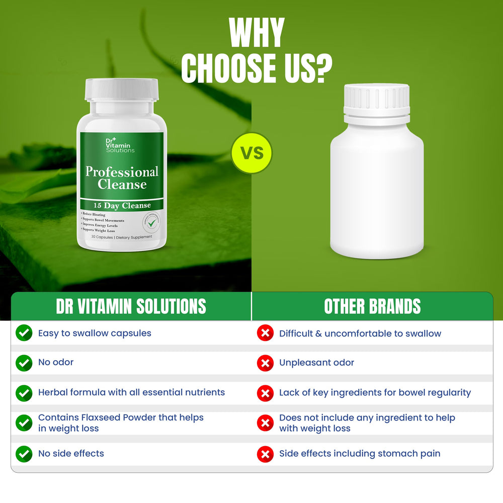 DR VITAMIN SOLUTIONS bottle in pantry for quick wellness use