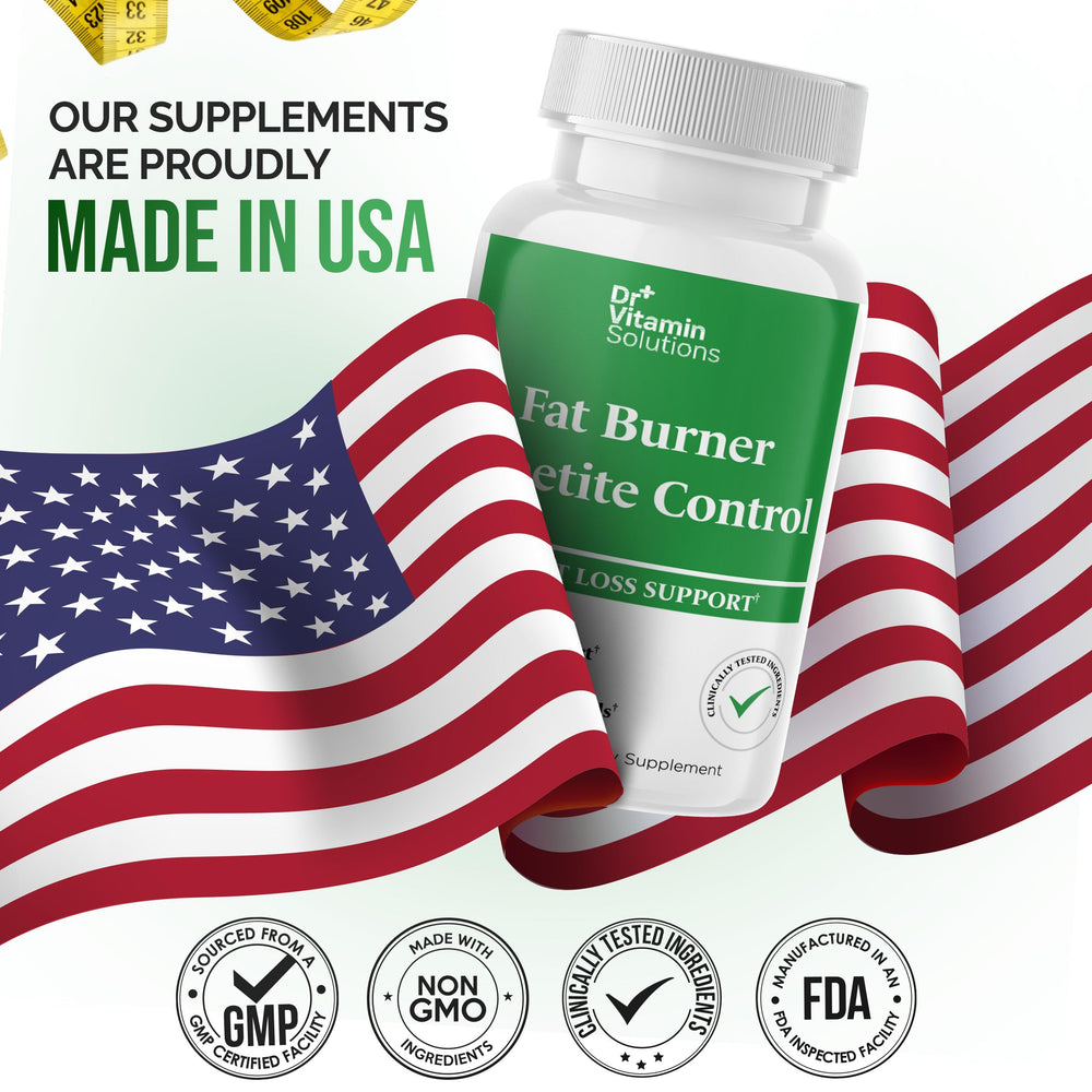 DR VITAMIN SOLUTIONS Fat Burner coq10 and kelp support energy and minerals.
