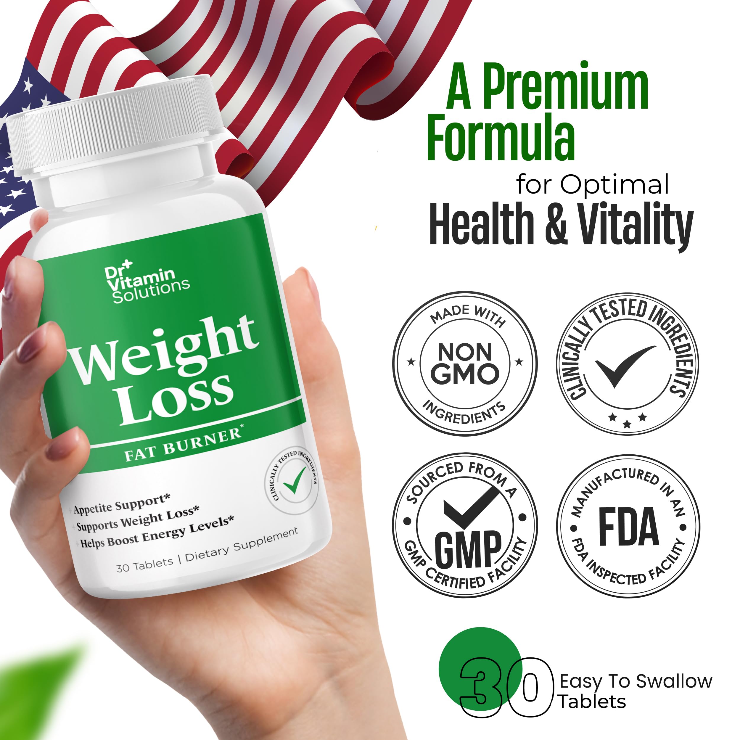DR VITAMIN SOLUTIONS Garcinia Cambogia capsule illustrating appetite management