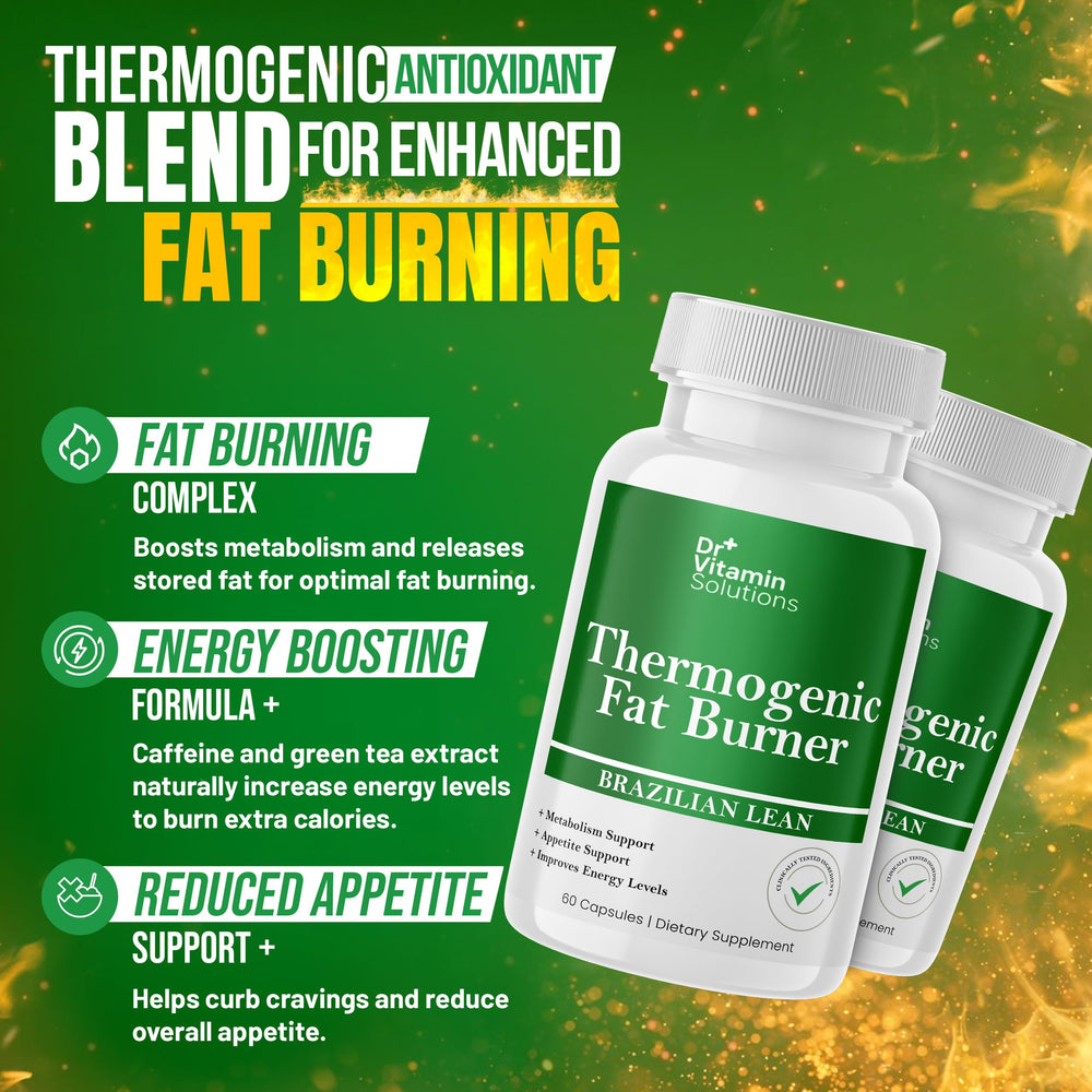 DR VITAMIN SOLUTIONS green tea extract label highlighting metabolism support