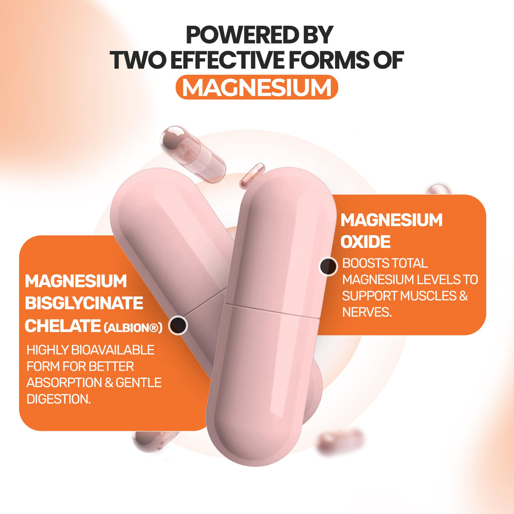 DR VITAMIN SOLUTIONS Magnesium Glycinate label detail highlighting chelated glycinate
