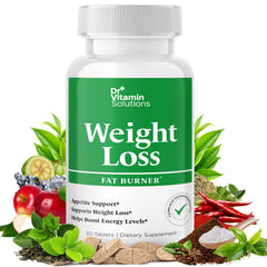 DR VITAMIN SOLUTIONS weight loss bottle front view for daily energy support