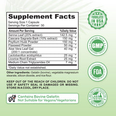 Dr Vitz 15 Day Colon Cleanse packaging with 30 capsules
