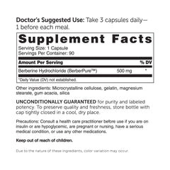 DR.WHITAKER Berberine bottle open pour showcases easy daily administration.
