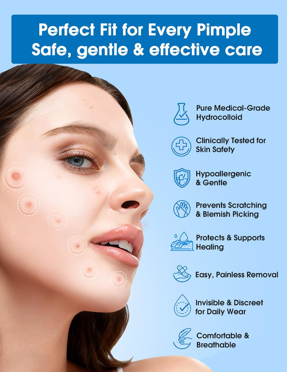 Dr. Zitacne xlarge 12mm patch sticks firmly for overnight care