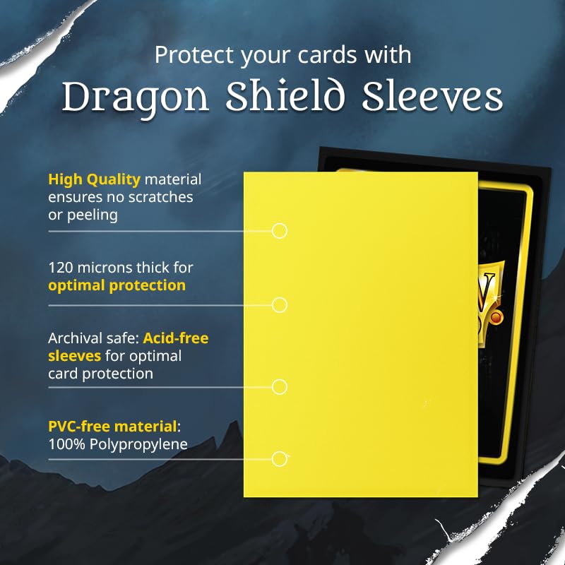 Dragon Shield labeled box for easy deck customization and quick setup.