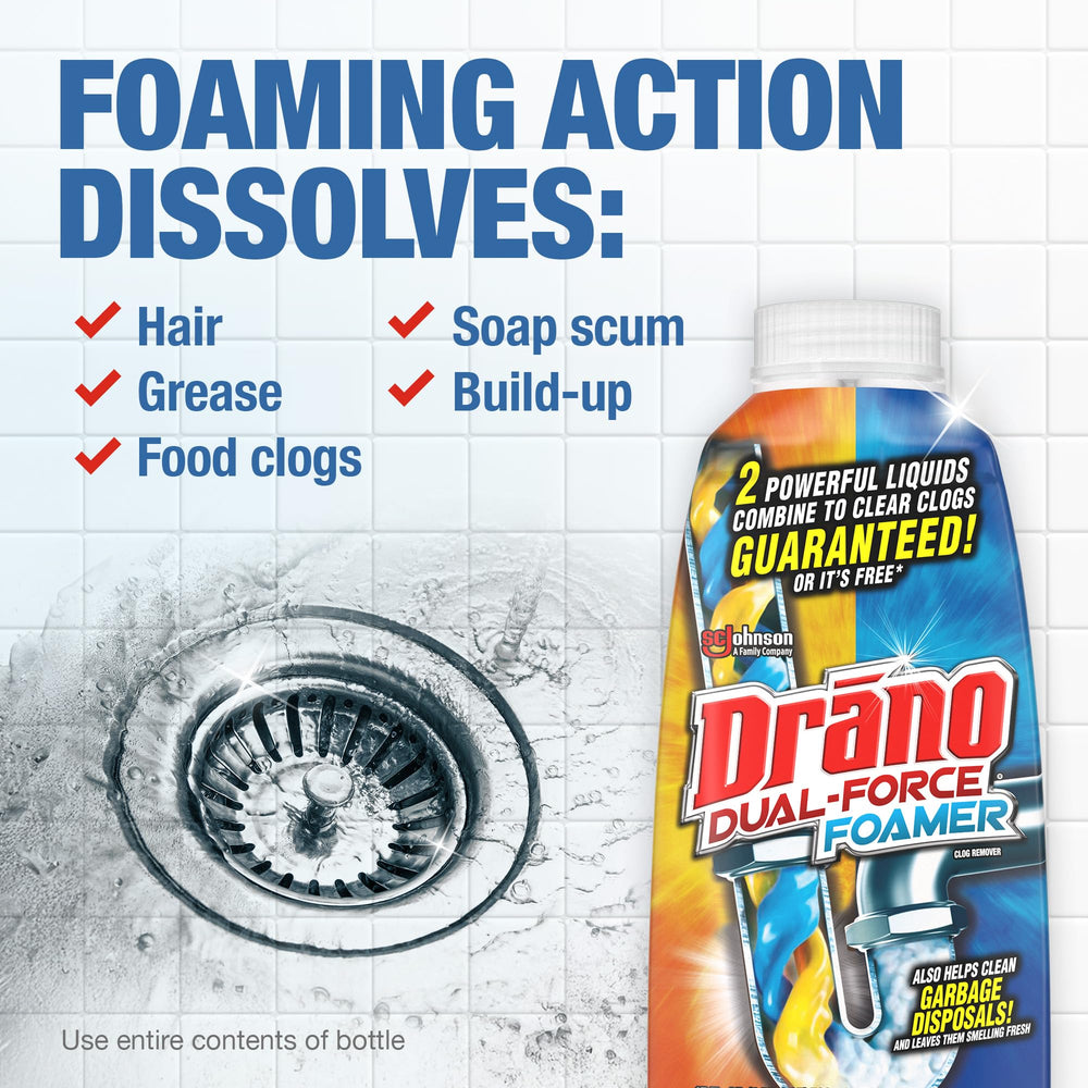 Foamer reaches pipe walls to dissolve gunk and residues