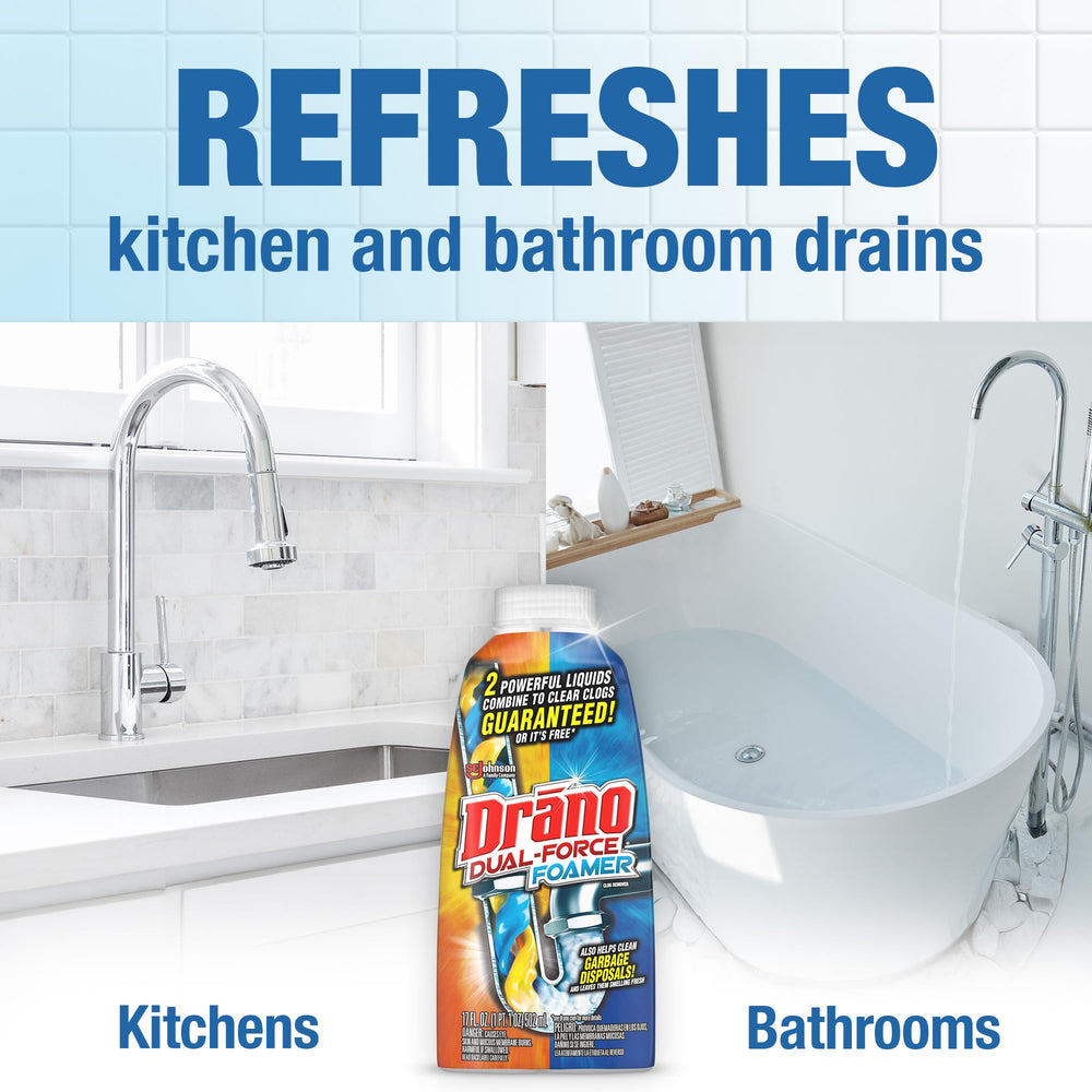 Odor reduction in disposals and drains with regular use