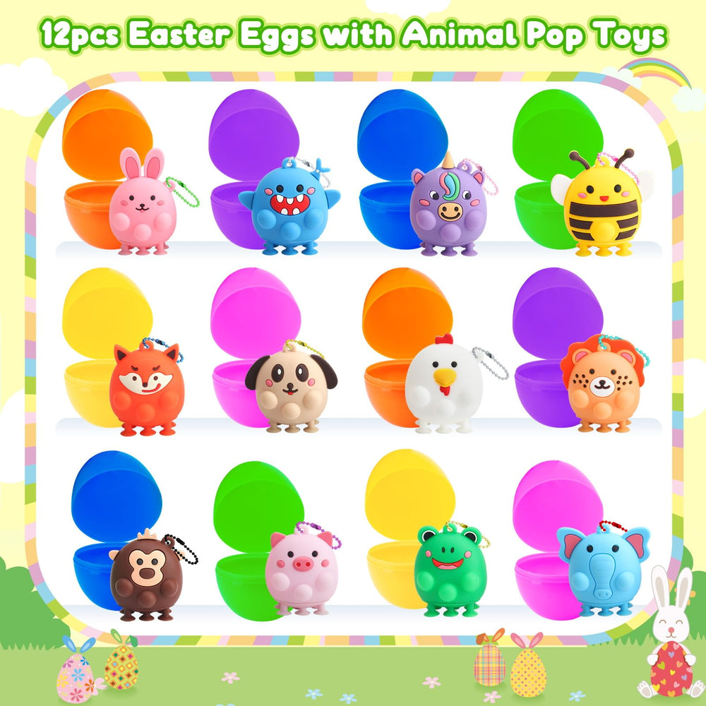 DREACAREFT 3D animal pop toy close-up showing silicone texture and popping action