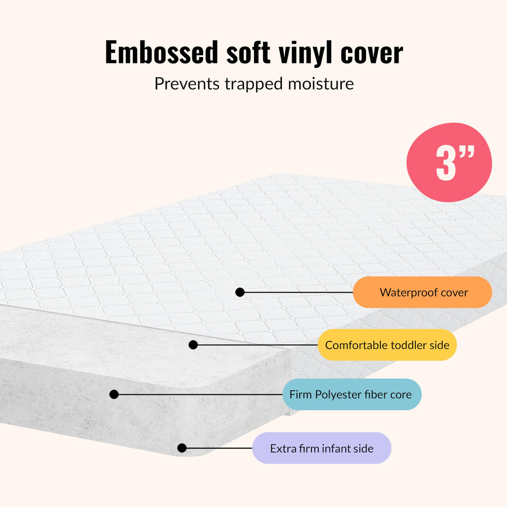 Dream On Me Holly USA-made mattress with durable construction.
