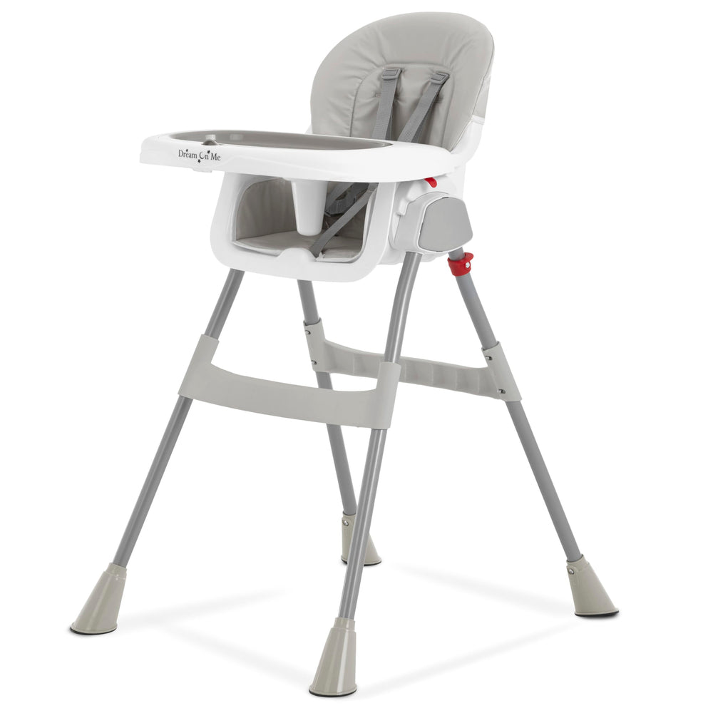 Dream On Me TableTalk 2-in-1 high chair setup shows growth-ready design and clean trays.
