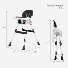 Dream On Me TableTalk folded chair stored flat for compact spaces.
