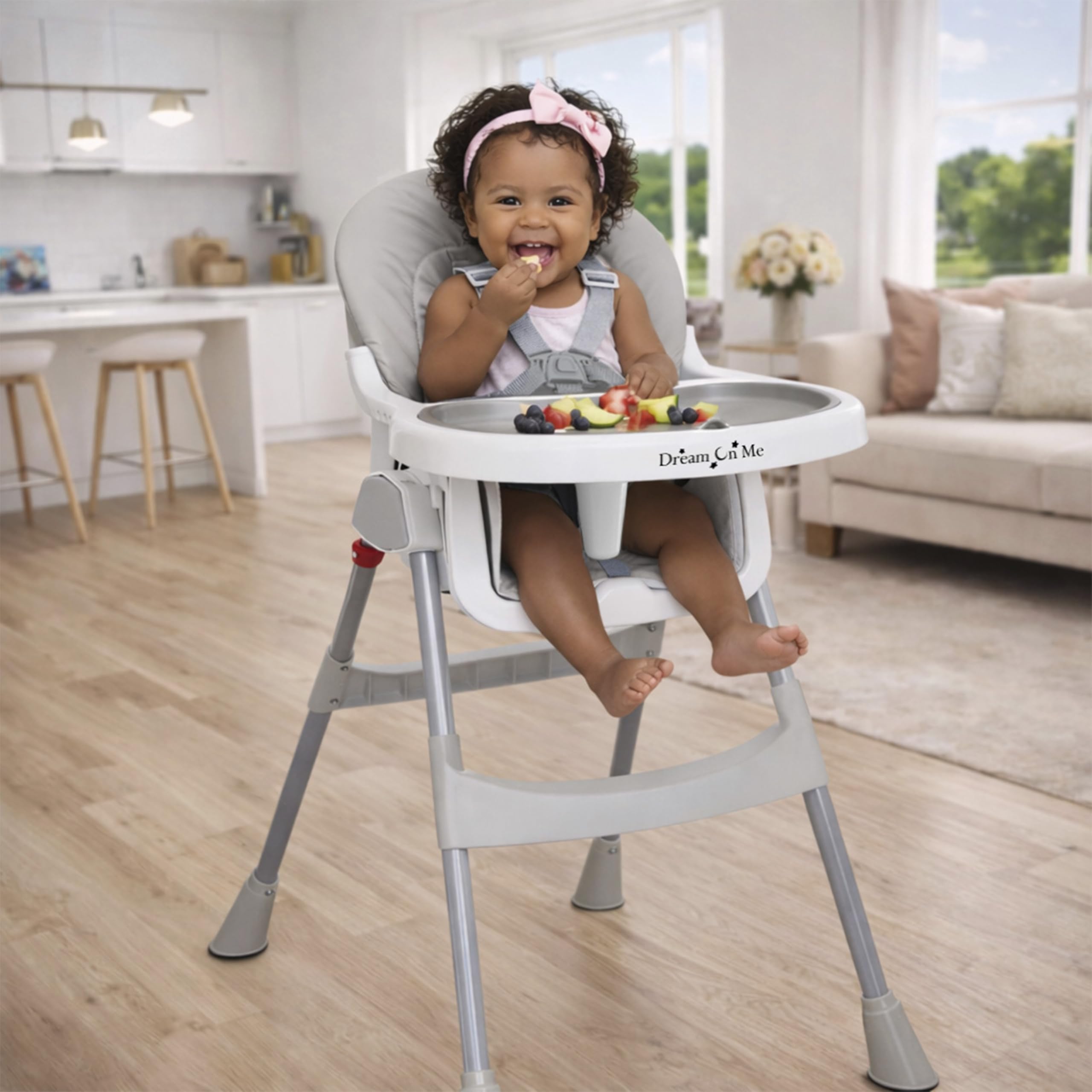 Dream On Me TableTalk kitchen-friendly chair suits compact dining spaces.