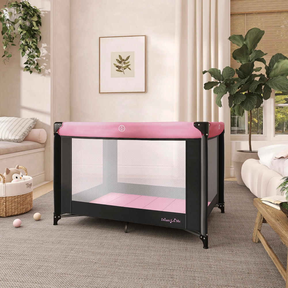 Dream On Me Zazzy compact folding dimensions for easy storage.