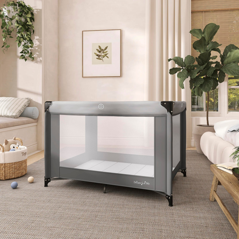 Dream On Me Zazzy folds compactly for easy storage.