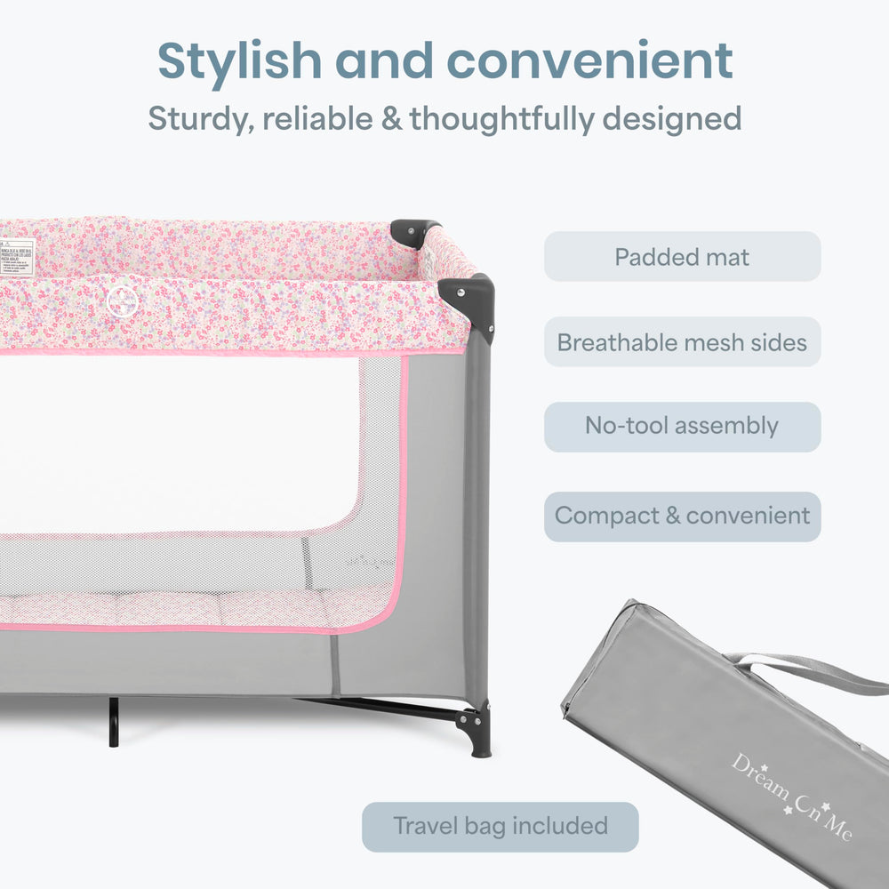 Dream On Me Zodiak compact fold saves space in small rooms