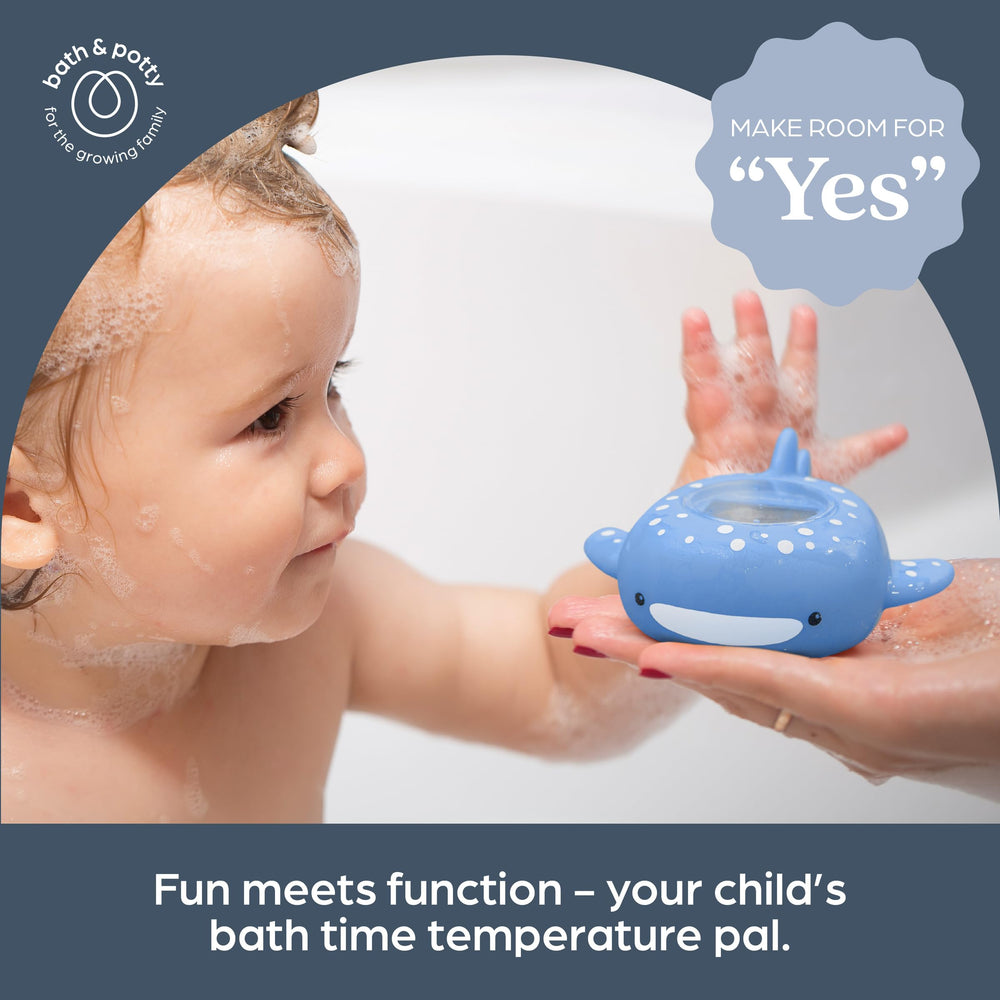 Dreambaby BPA-free toy thermometer safe for newborn bath time