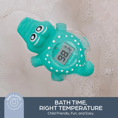 Dreambaby crocodile thermometer displays Fahrenheit for precise water checks