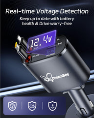 DreamBee 18W iOS retractable cable for quick iPhone charging