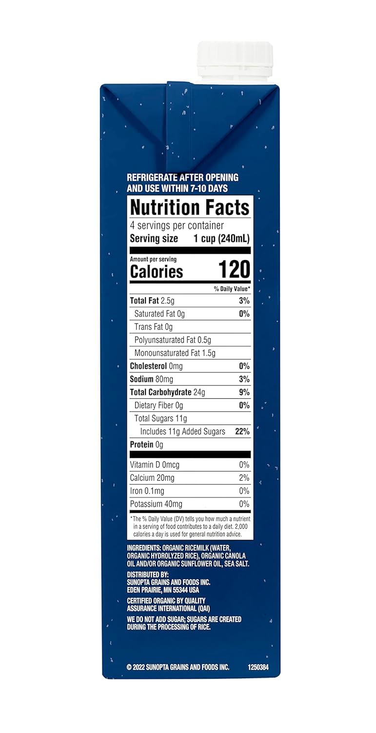 Dream Blends Rice Dream Original cartons stacked, convenient dairy-free option for family meals.