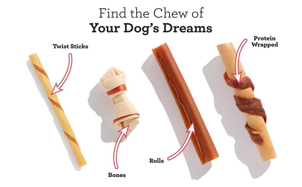 DreamBone Twist Sticks convenient-storage—reseal packaging keeps freshness.
