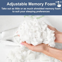 DreamField Linen adjustable filling demonstrates personalized loft and firmness