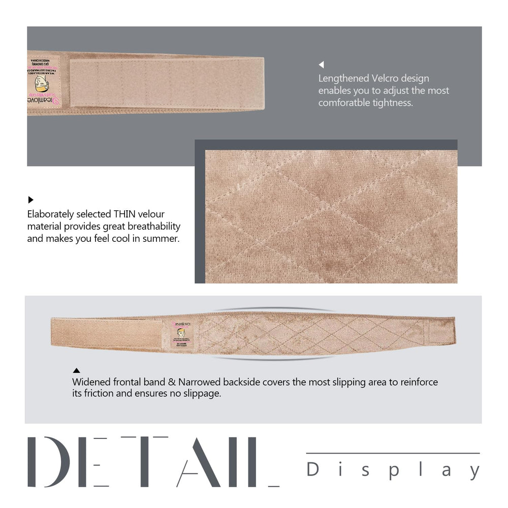 Dreamlover wig grip band provides frontal coverage to reinforce grip