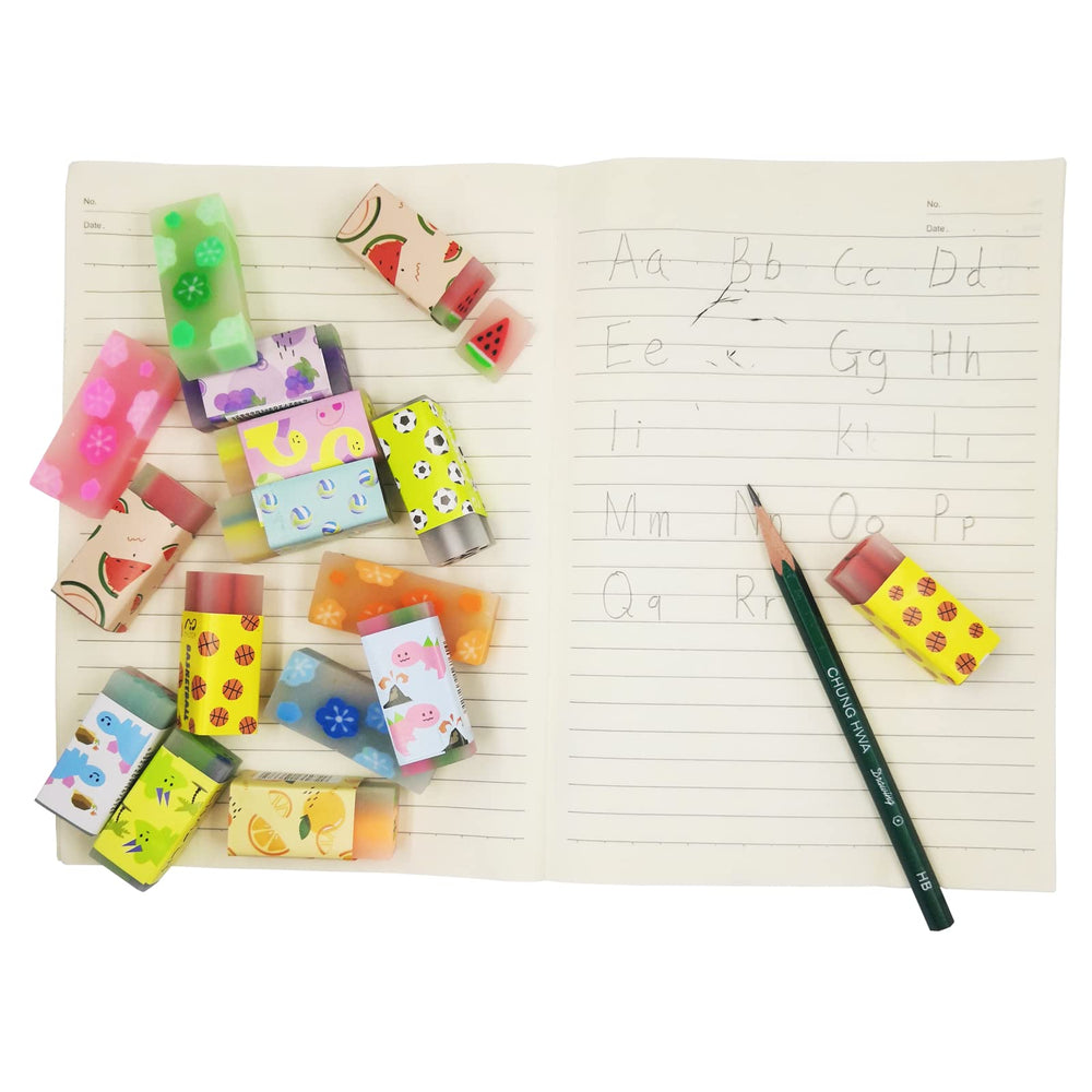 Dreamm sakura-style erasers brighten desks and encourage organized notes