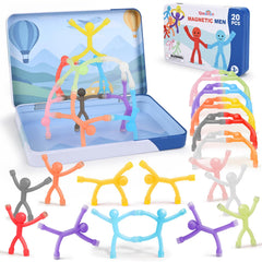 Dreamon 20Pcs magnetic travel figures in a box for on-the-go play.