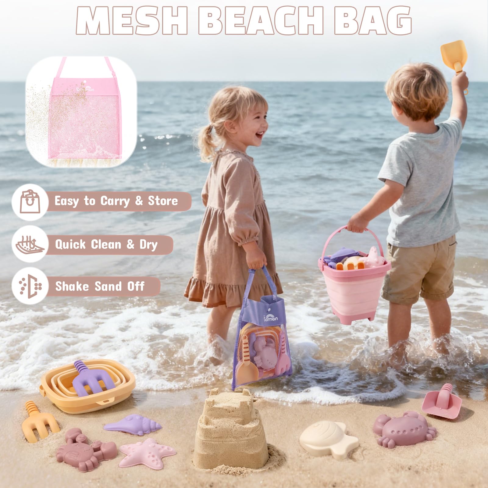 Dreamon durable, smooth-edged pieces for safe play.