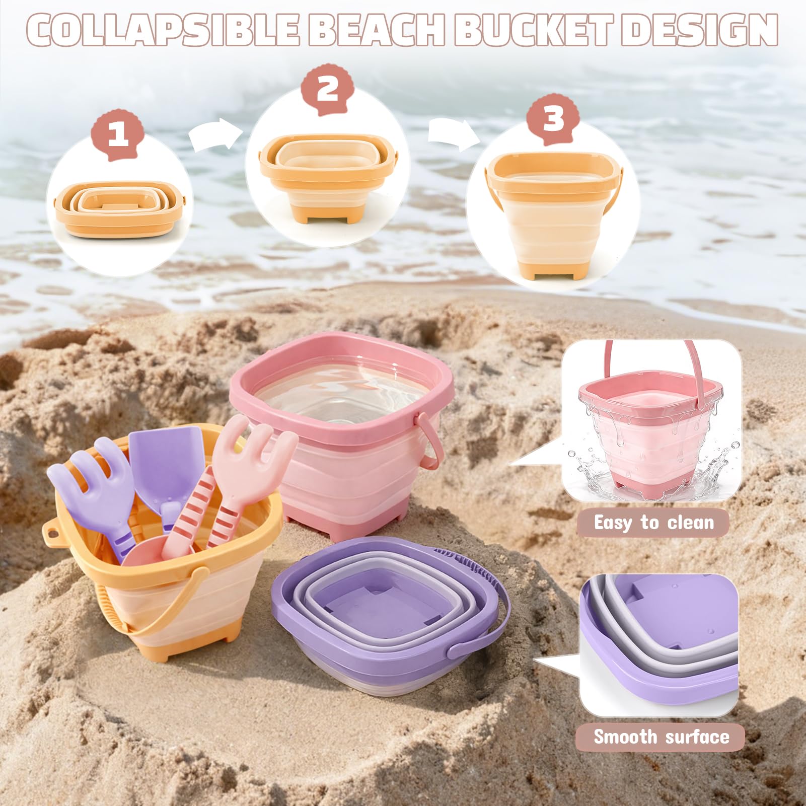 Dreamon beach toy set ideal for outdoor play at the beach, camping, or pool.