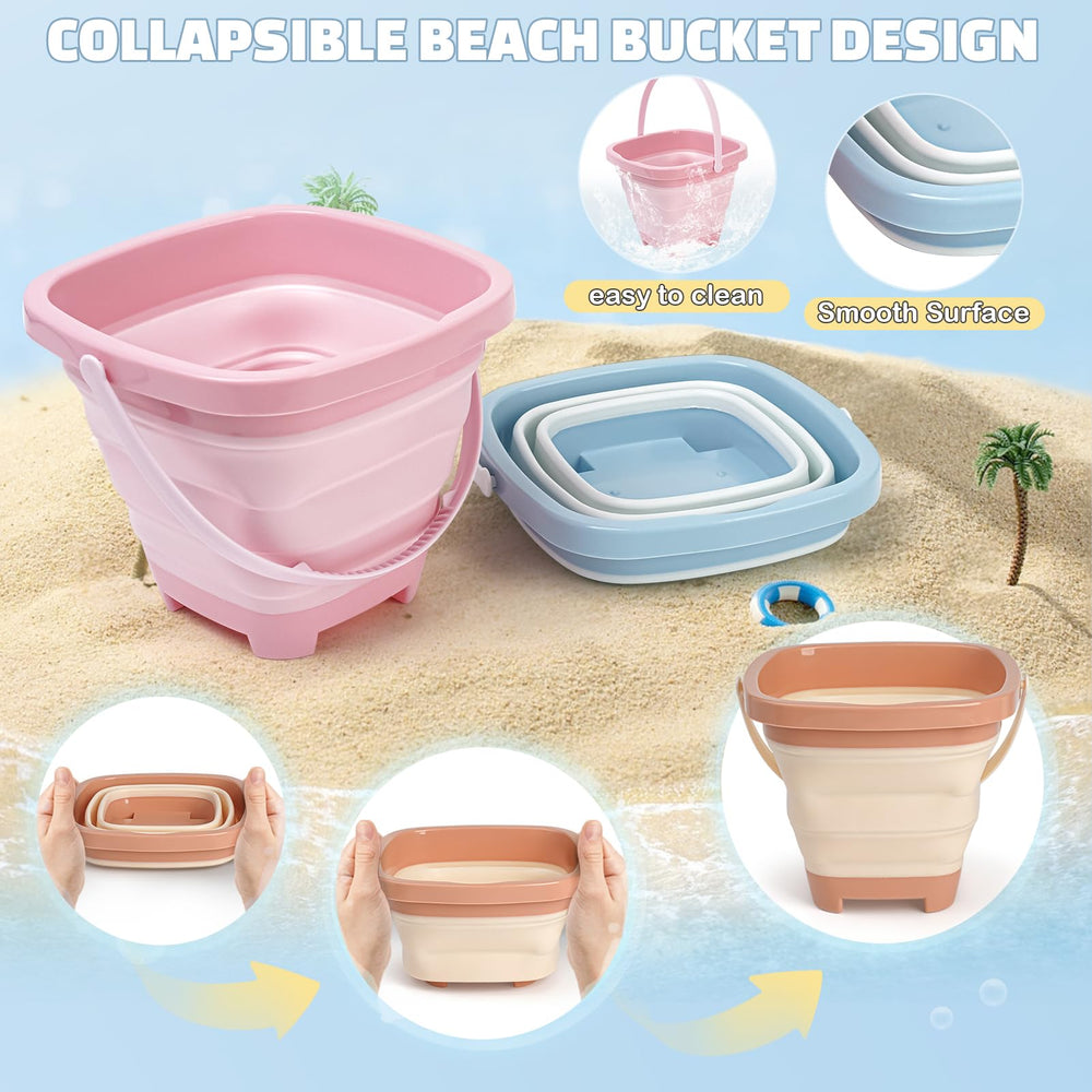 Dreamon sand shovels and rakes help kids shape and smooth sand with precision.