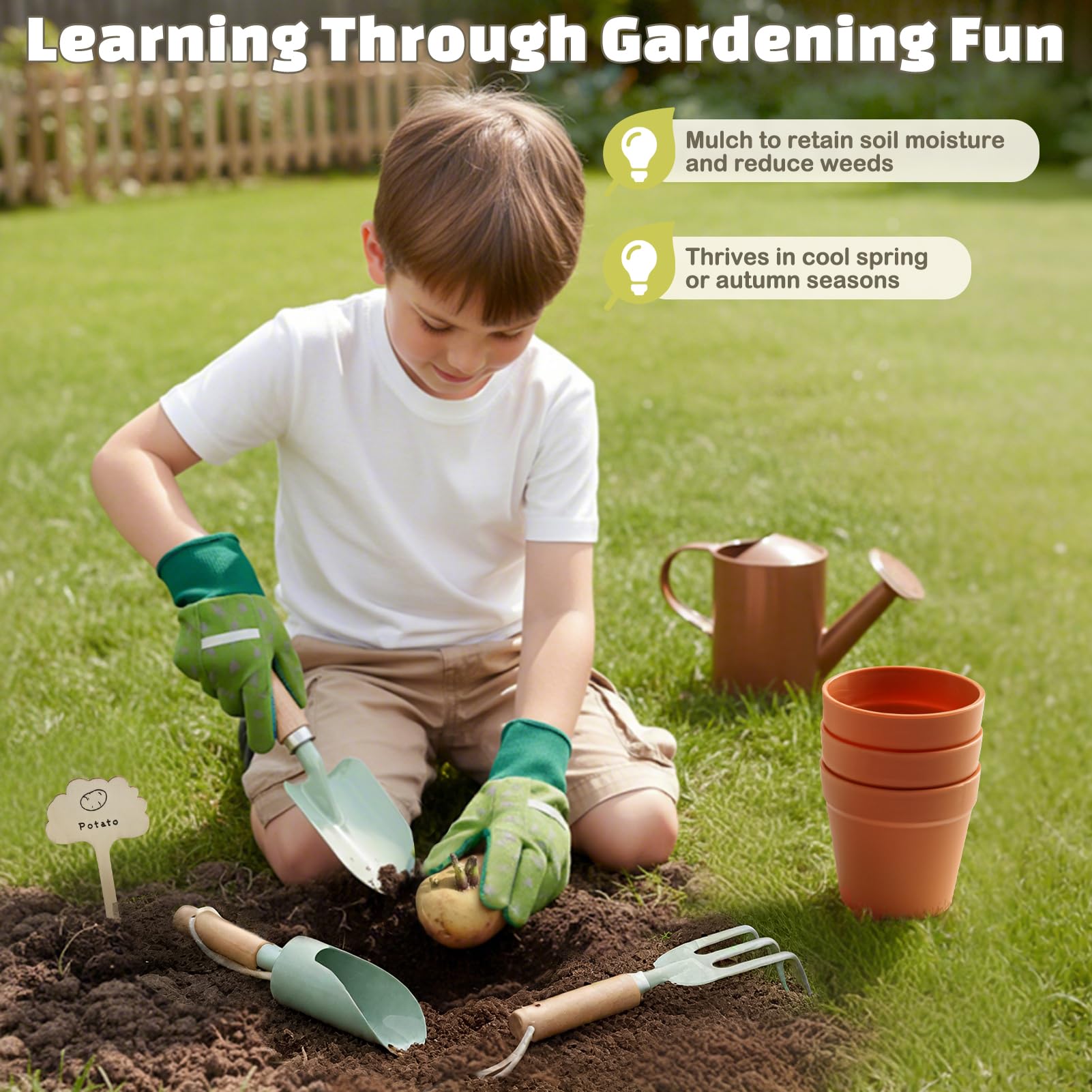 Dreamon transplanter helps kids transplant seedlings with care and precision