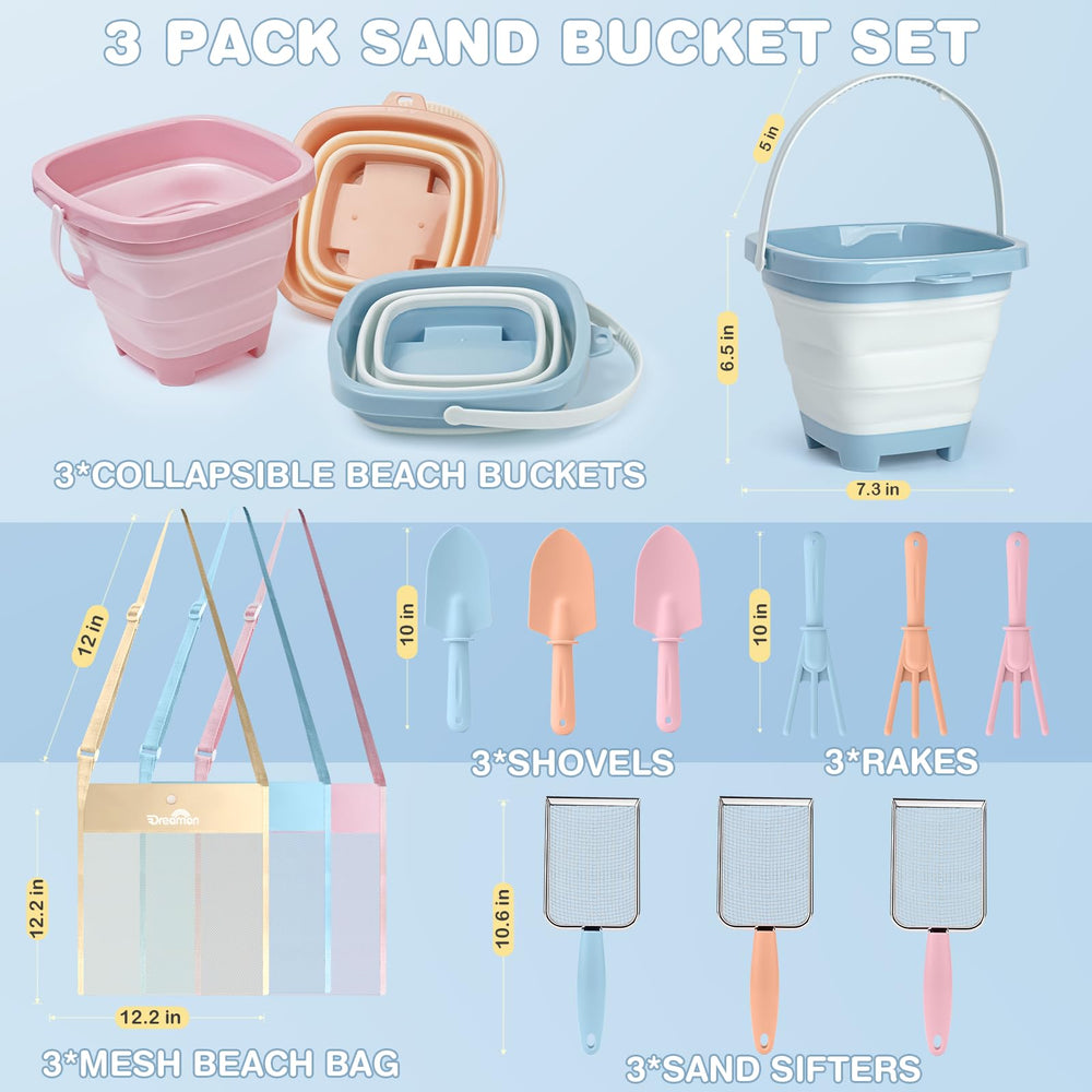 Dreamon shell-collection action for shell hunters with sturdy sieve filter.
