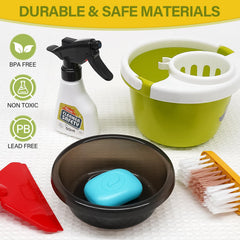Dreamon toddler mop sized for small hands to practice cleaning