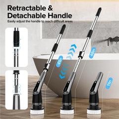 Dreazu G2-Pro extendable-handle reaches high areas without bending.