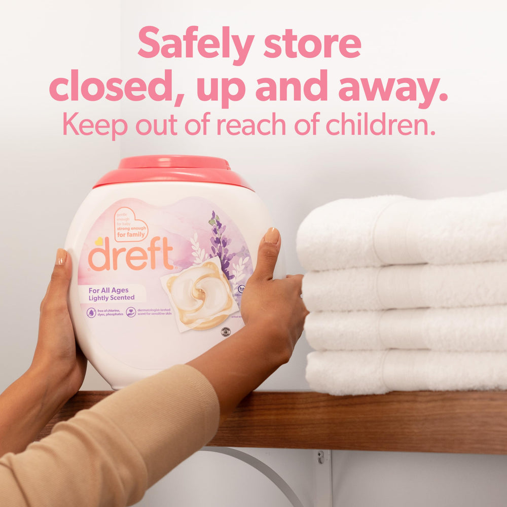 From the makers of pediatrician-recommended Dreft, family laundry support.