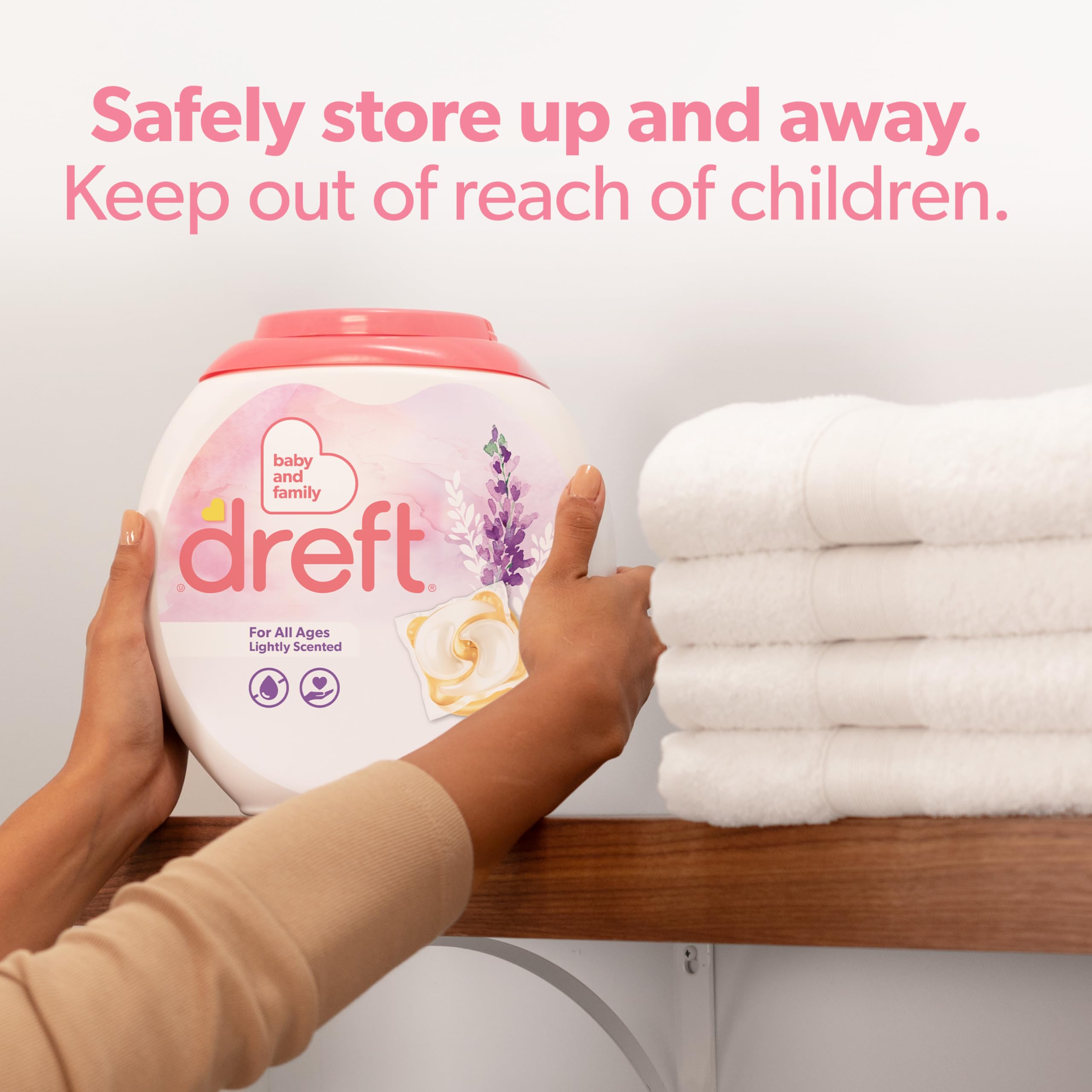 Dreft pediatrician-recommended brand heritage icon communicates trusted care