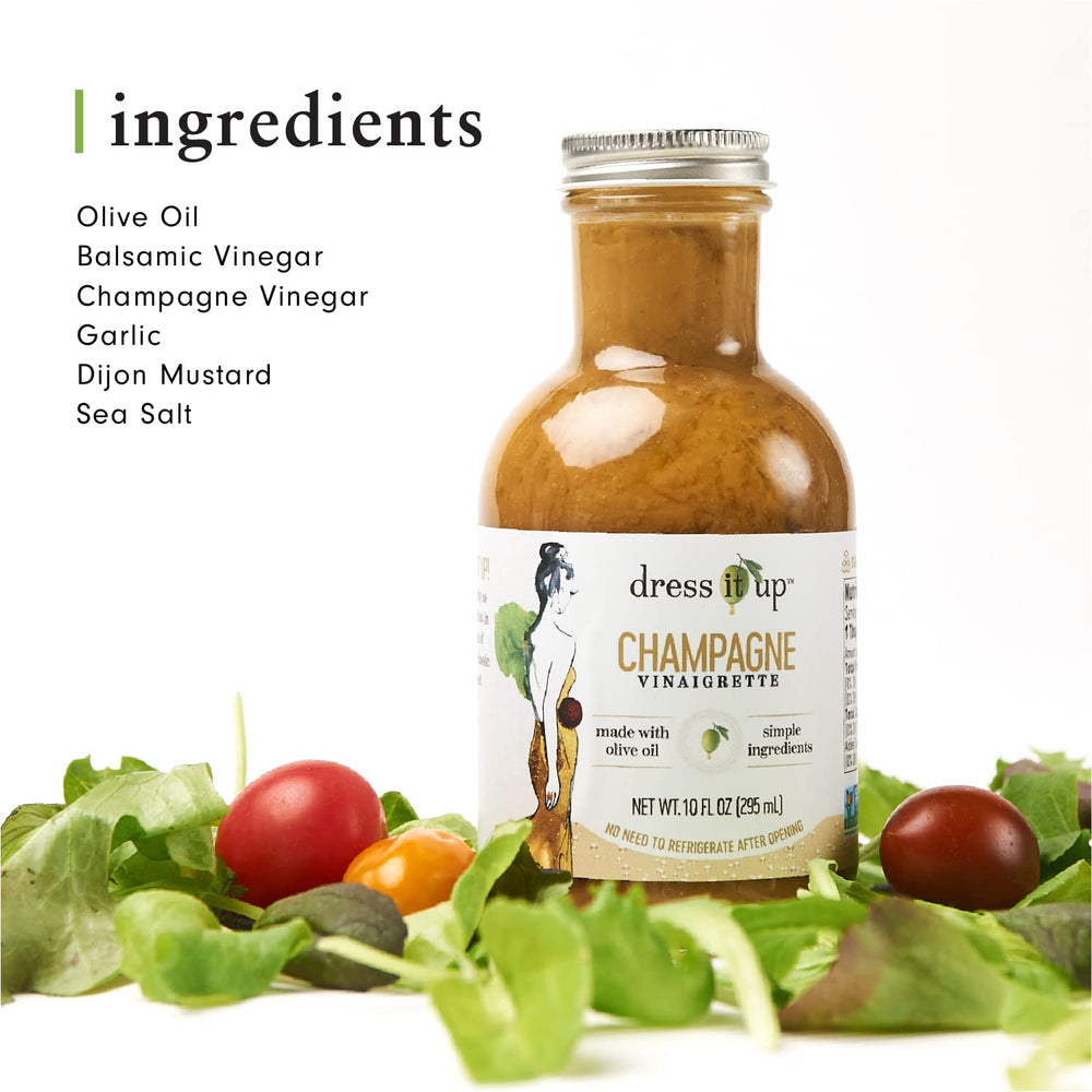 Dress It Up Champagne Vinaigrette on a fruit salad boosts flavor contrast