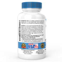 DrFormulas HairOmega DHT Blocker packaging highlighting ingredients and 42 nutrients.
