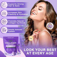 DRFOSTER Collagen Packets dissolving into a beverage for easy mix.