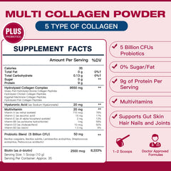 DRFOSTER collagen peptide scoop indicating easy daily serving