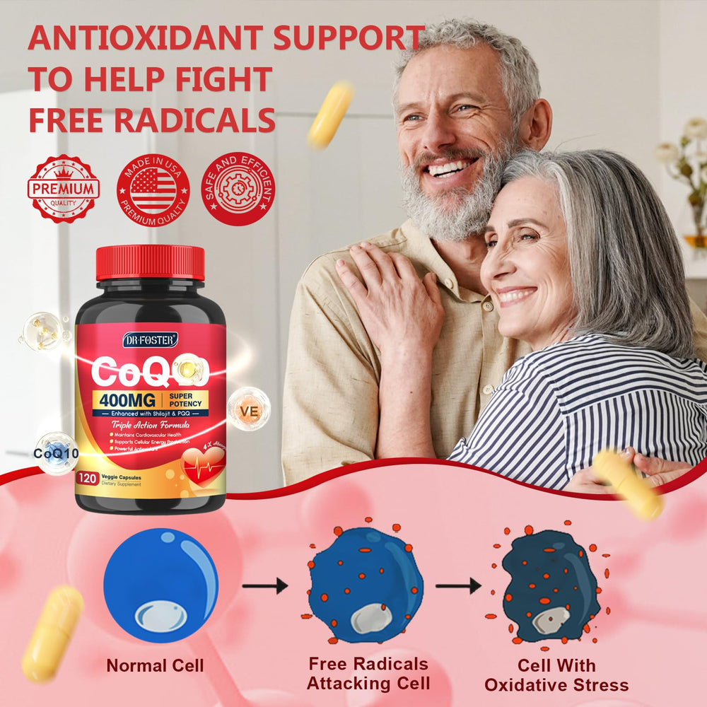 Daily use of DRFOSTER CoQ10 for routine energy and brain support during busy days.