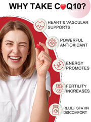 DRFOSTER CoQ10 with vitamin E and PQQ for antioxidant support