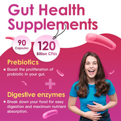 DRFOSTER Probiotics Women capsules close-up with enteric coating.