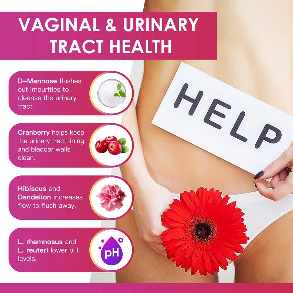DRFOSTER Probiotics Women vaginal health bottle promoting balance.