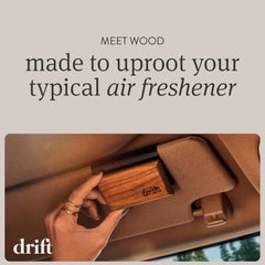 Drift teak scent notes of amber, cedar and teakwood.